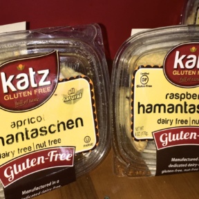Gluten-free hamantaschen from Katz's Deli